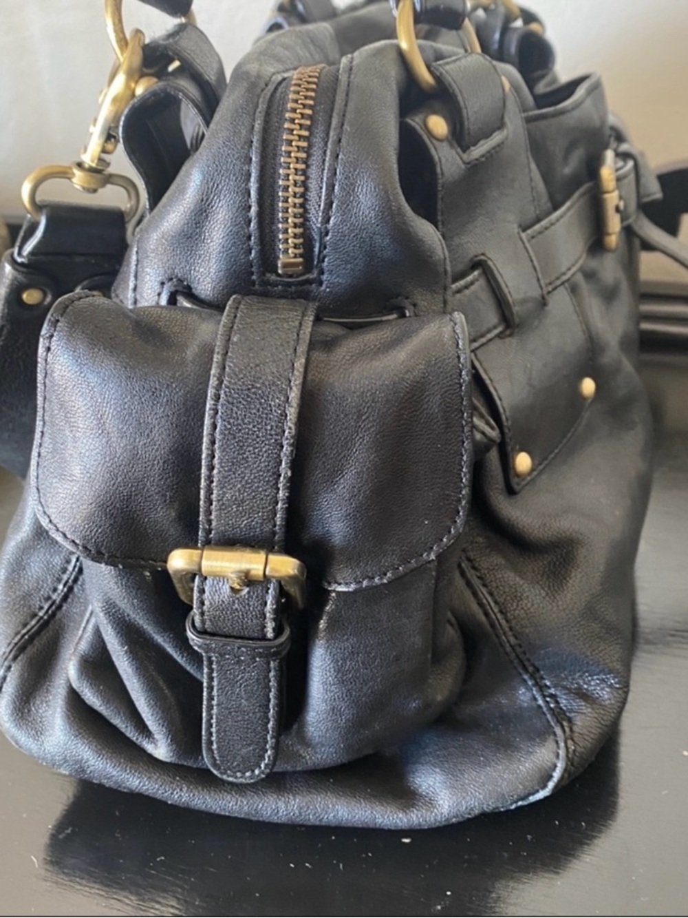 Kooba Black Leather Purse - Picture 7 of 9